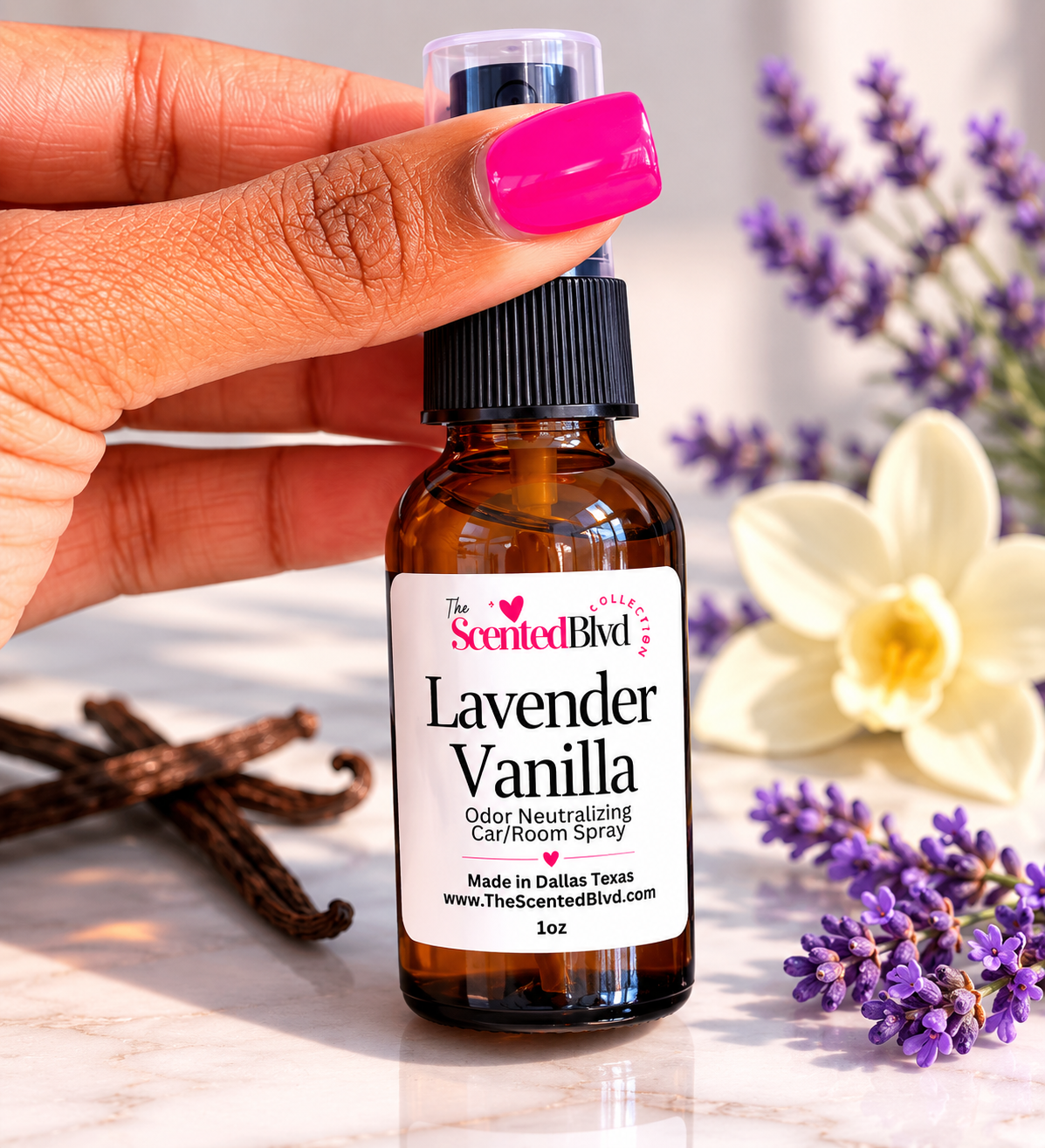 Lavender Vanilla Car Spray