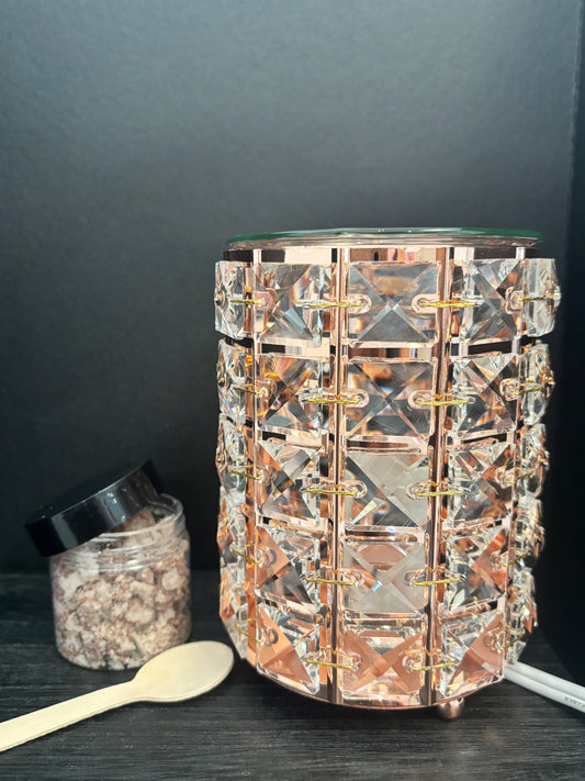 Rose Gold Wax Warmer with Free 2oz Wax Crumble