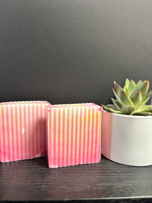 Pink Chiffon Bar Soap